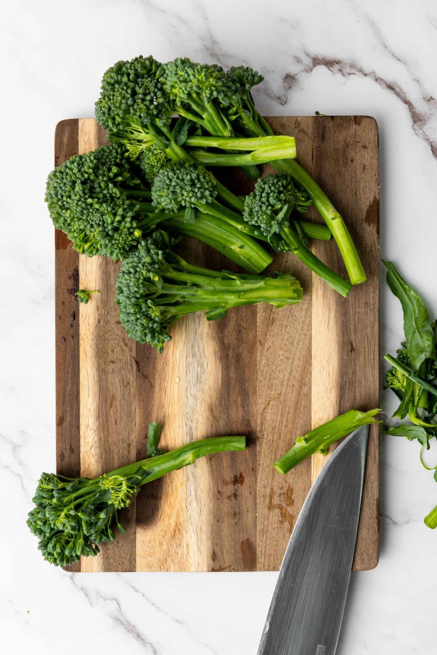 prepped broccolini