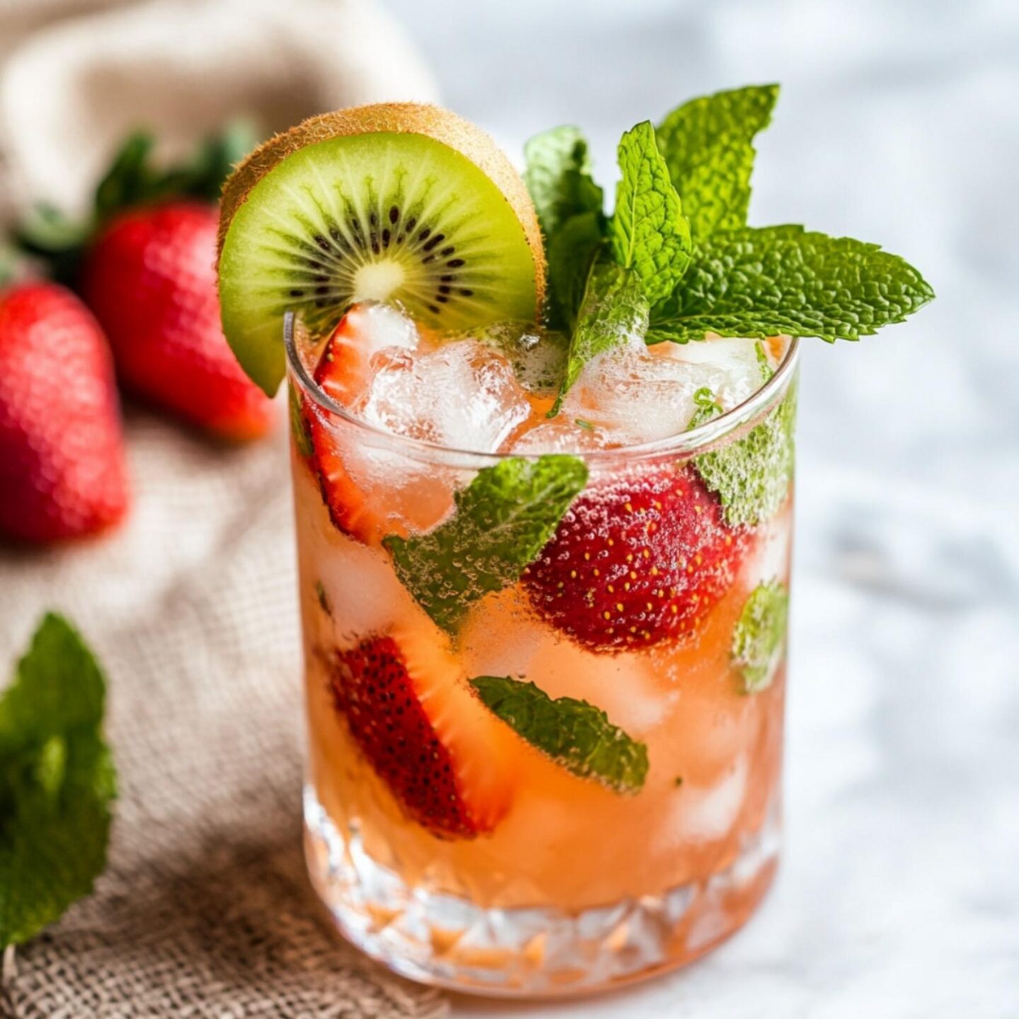 strawberry kiwi mojito