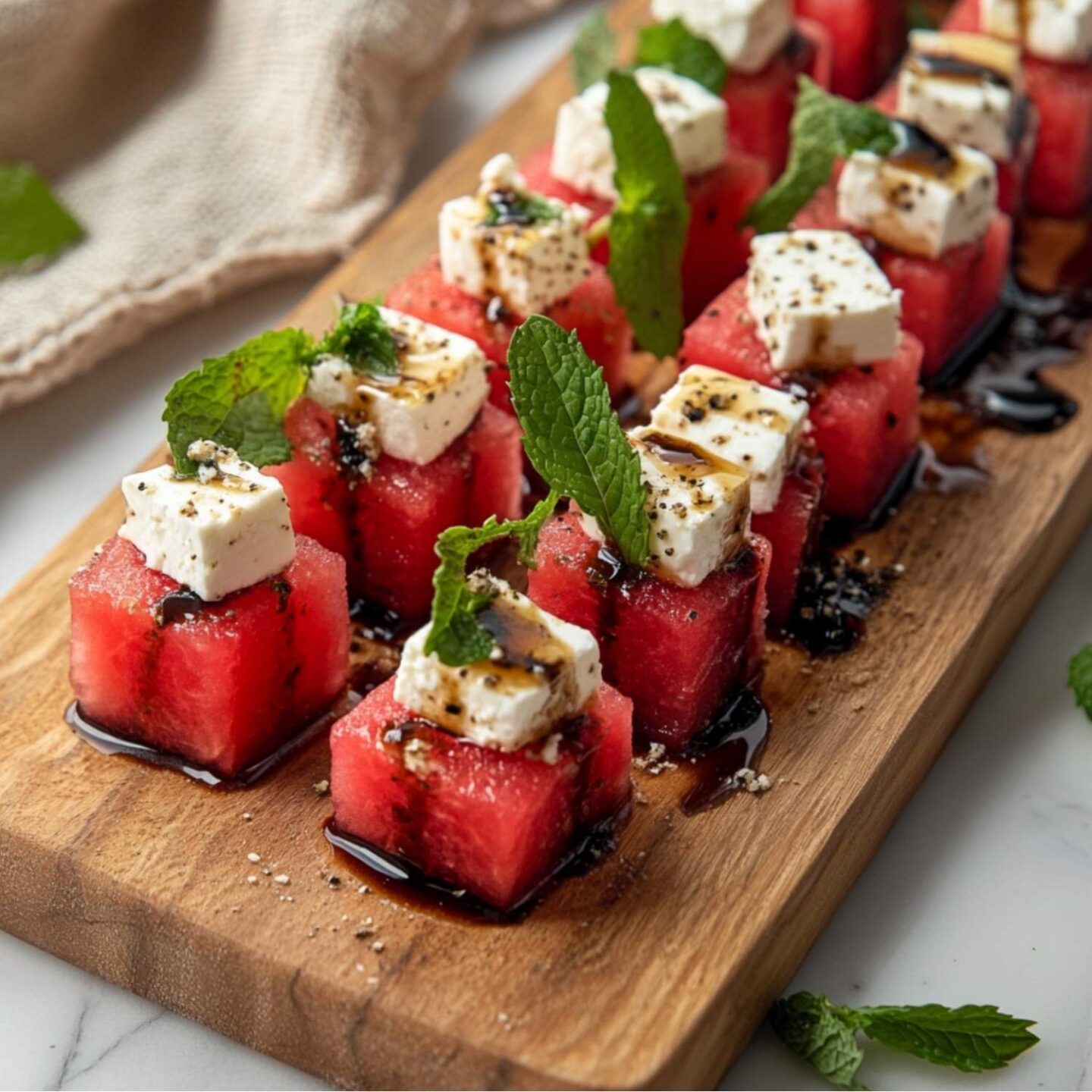 watermelon feta bites