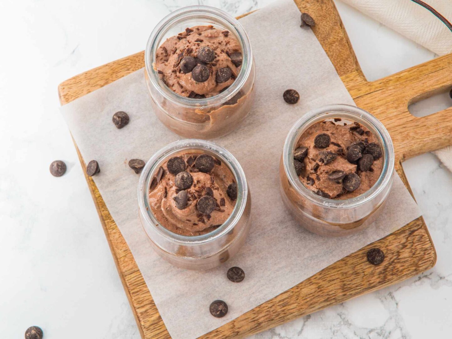 chocolate cottage cheese mousse