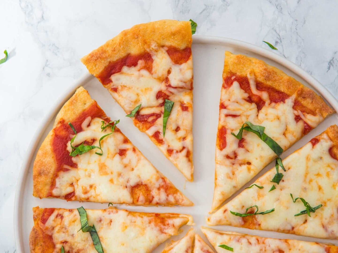 close up cottage cheese pizza