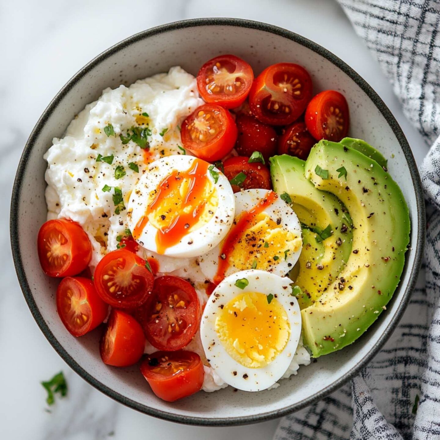 cottage cheese protein bowl
