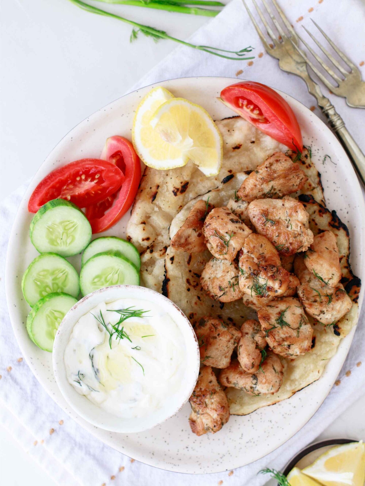 greek chicken bites