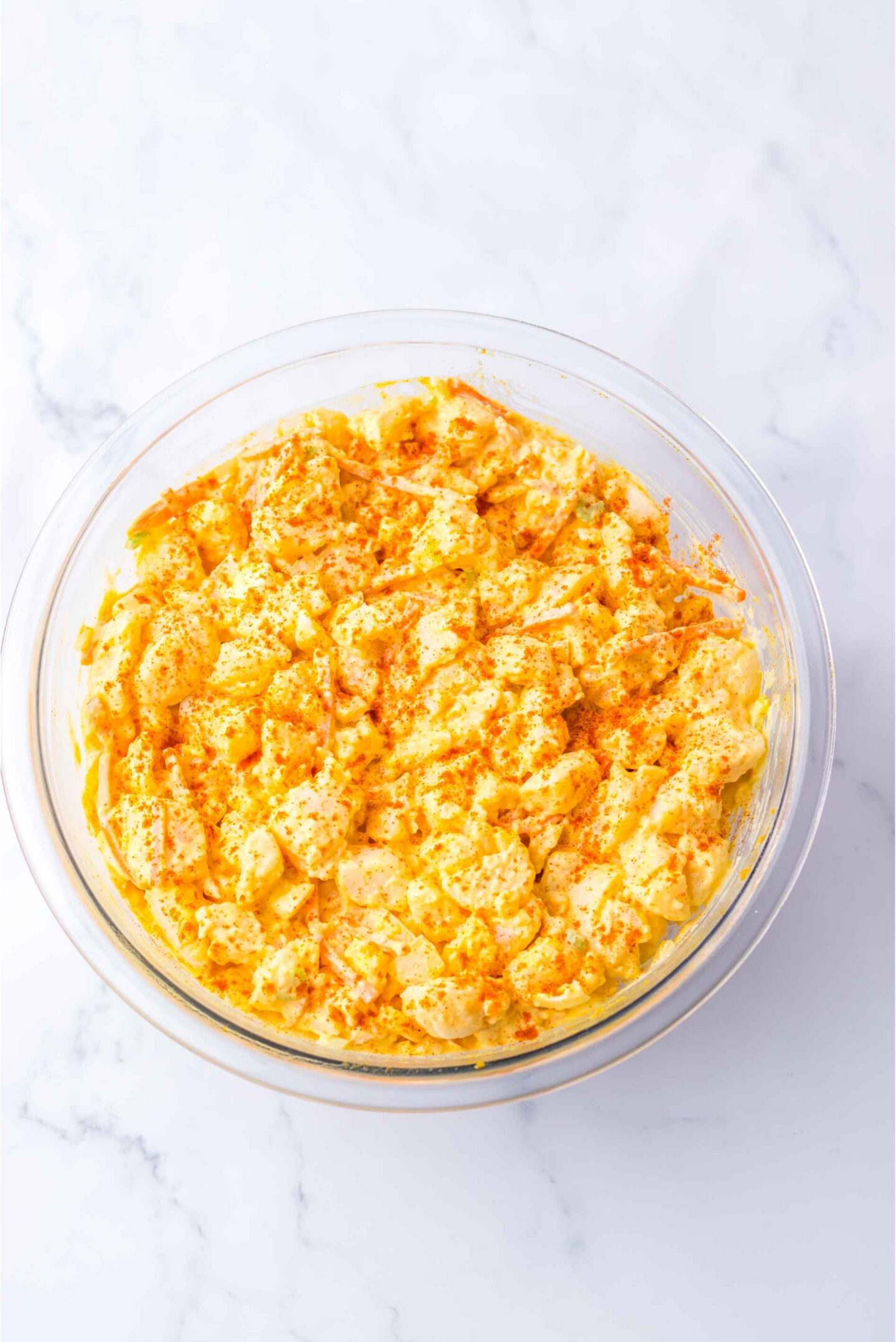 amish potato salad in bowl