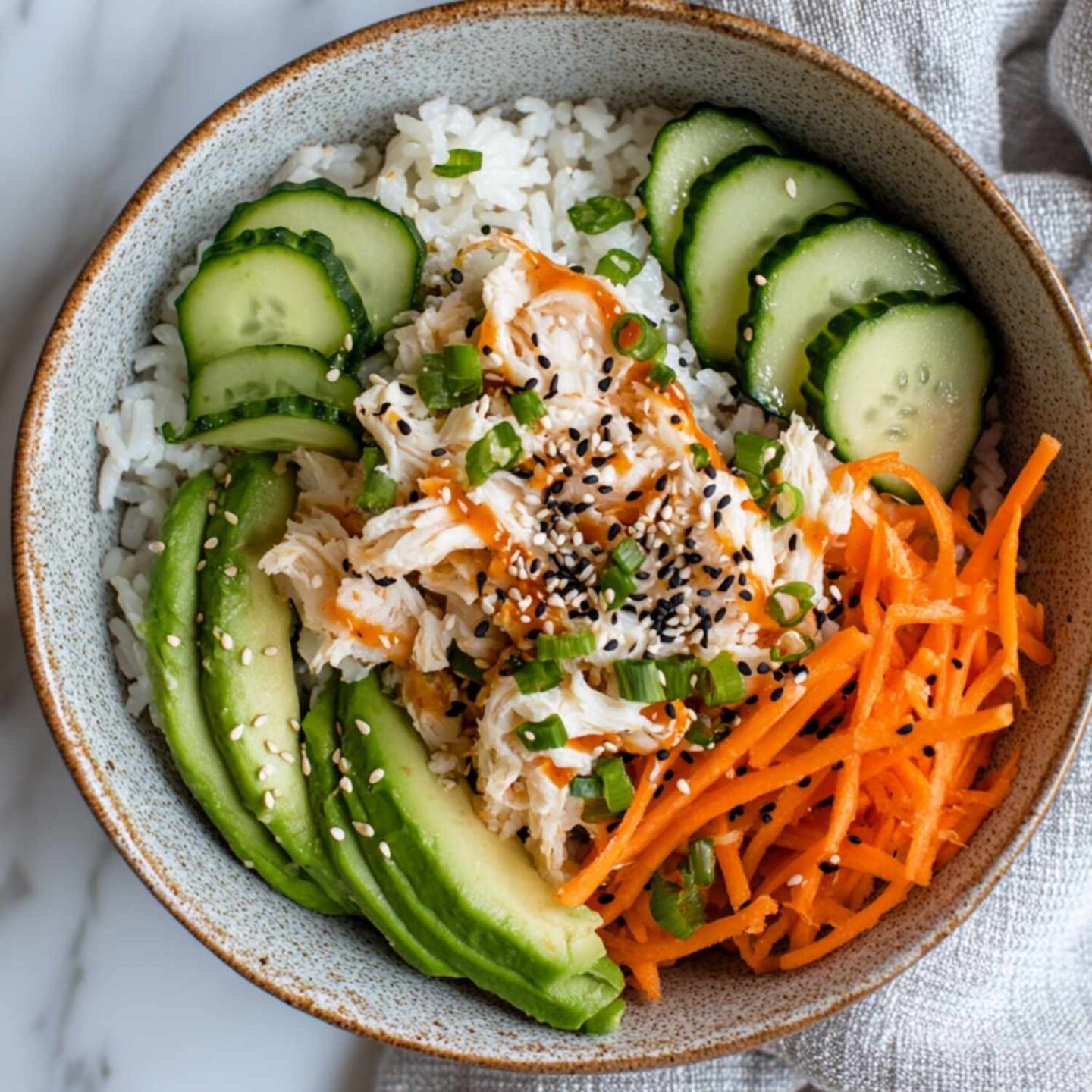 california sushi bowl