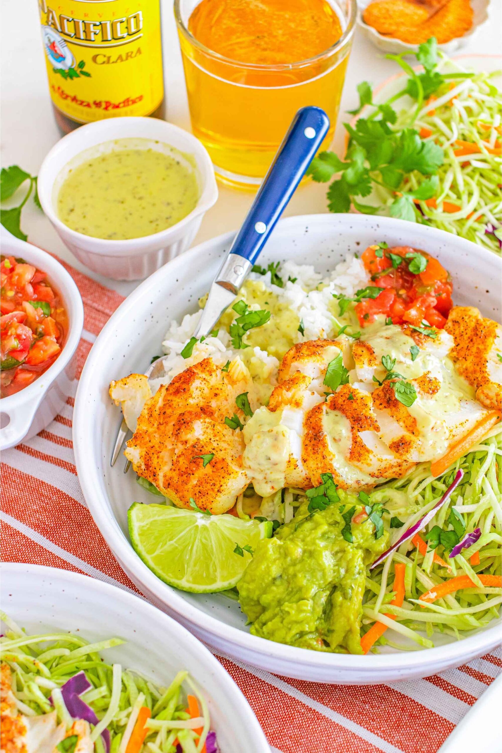 cod taco bowls