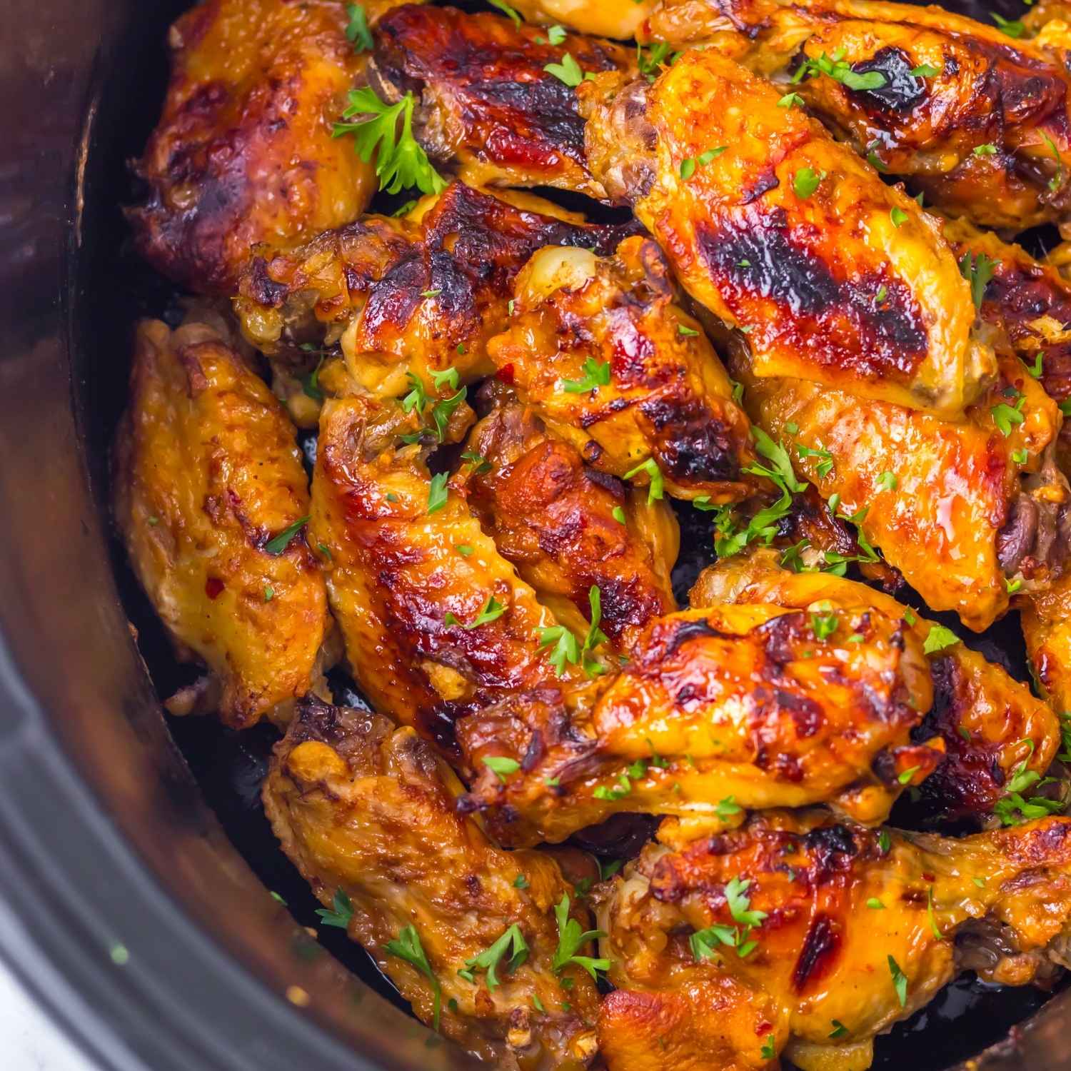 crockpot wings in dr pepper sauce