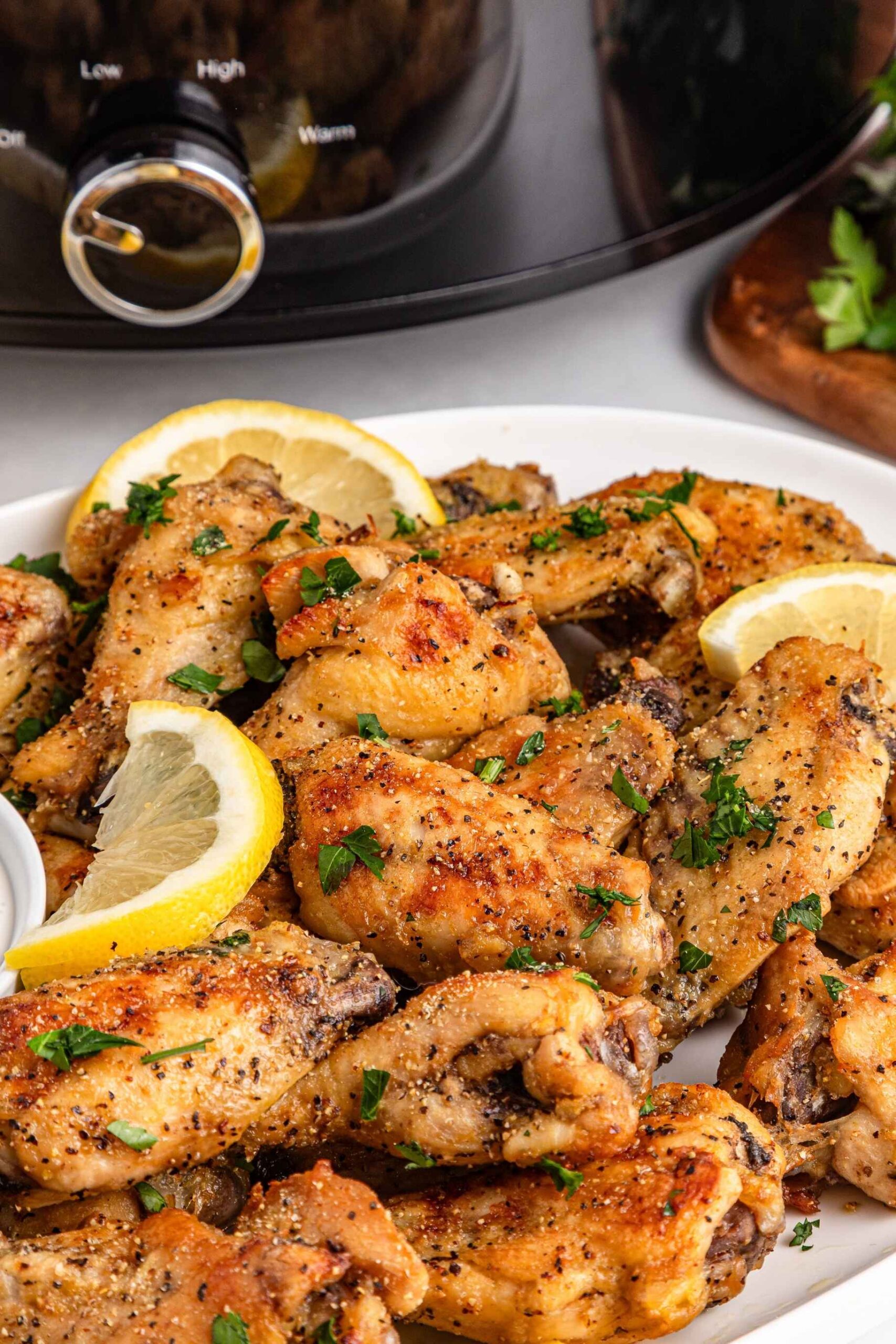 lemon pepper crockpot wings