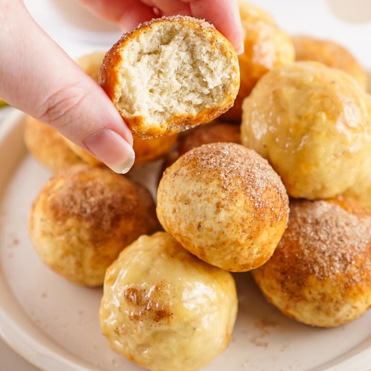 TikTok banana donut holes