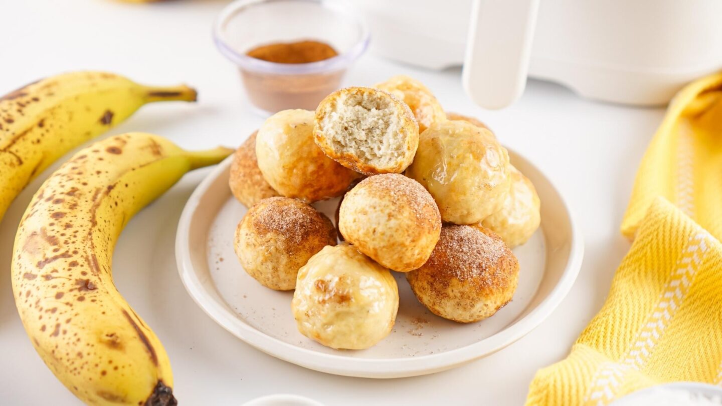 tiktok trending banana donuts