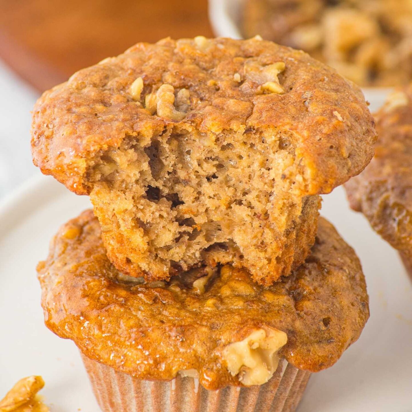 banana protein muffins