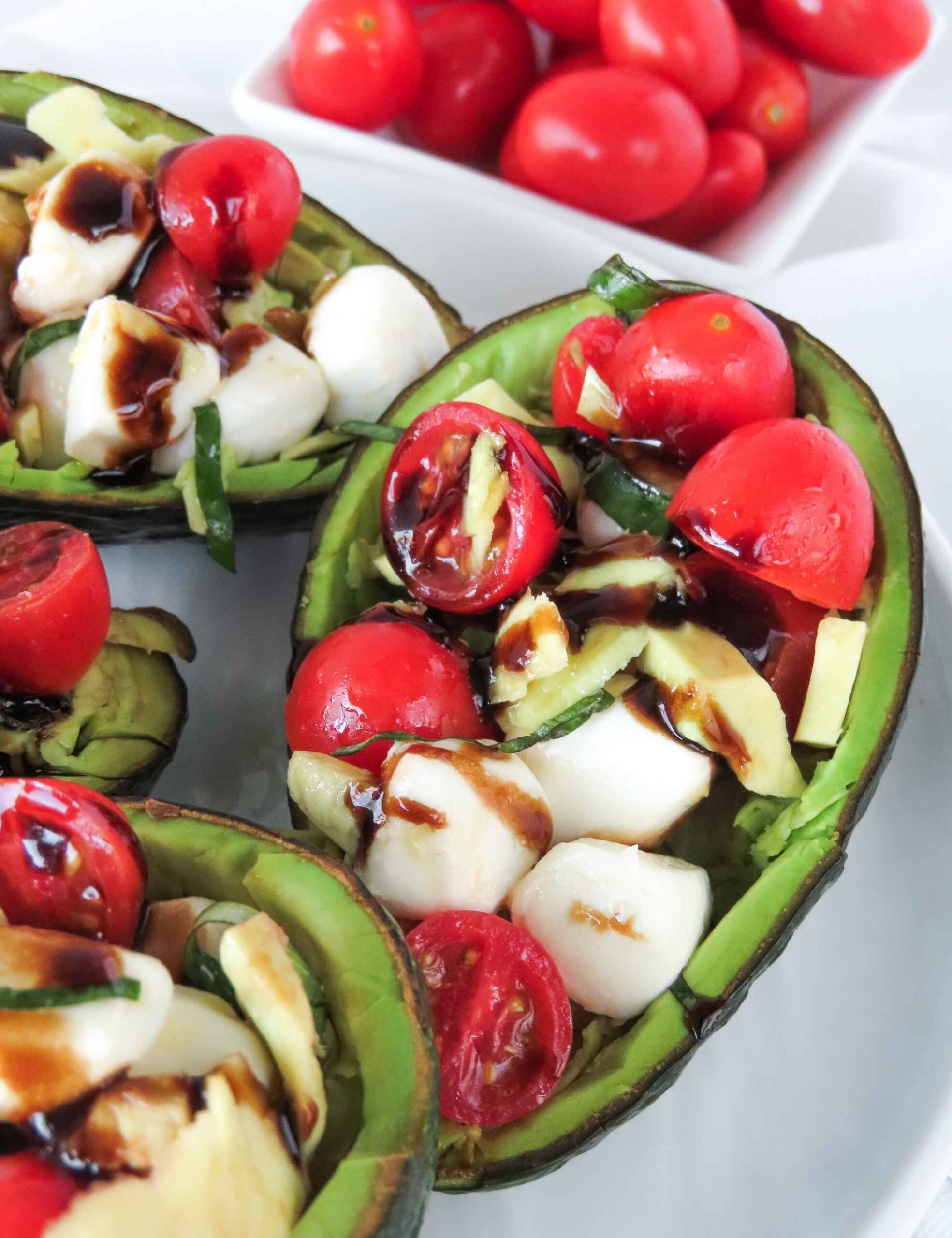 caprese avocados