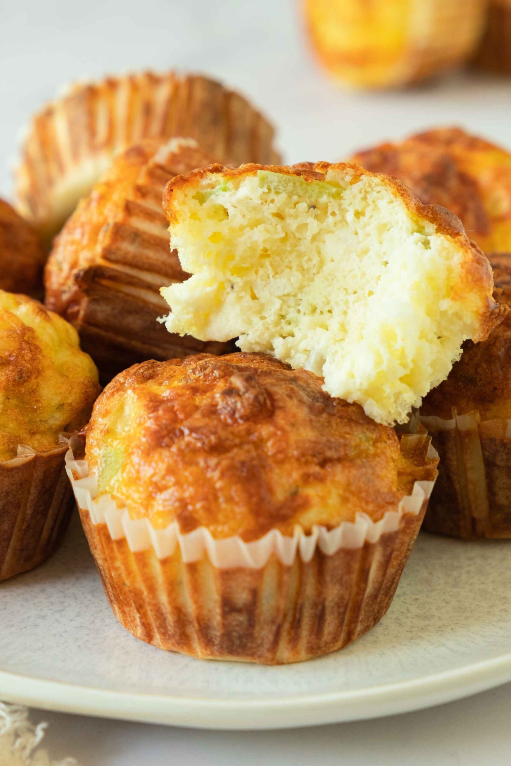 cheesy protein muffins