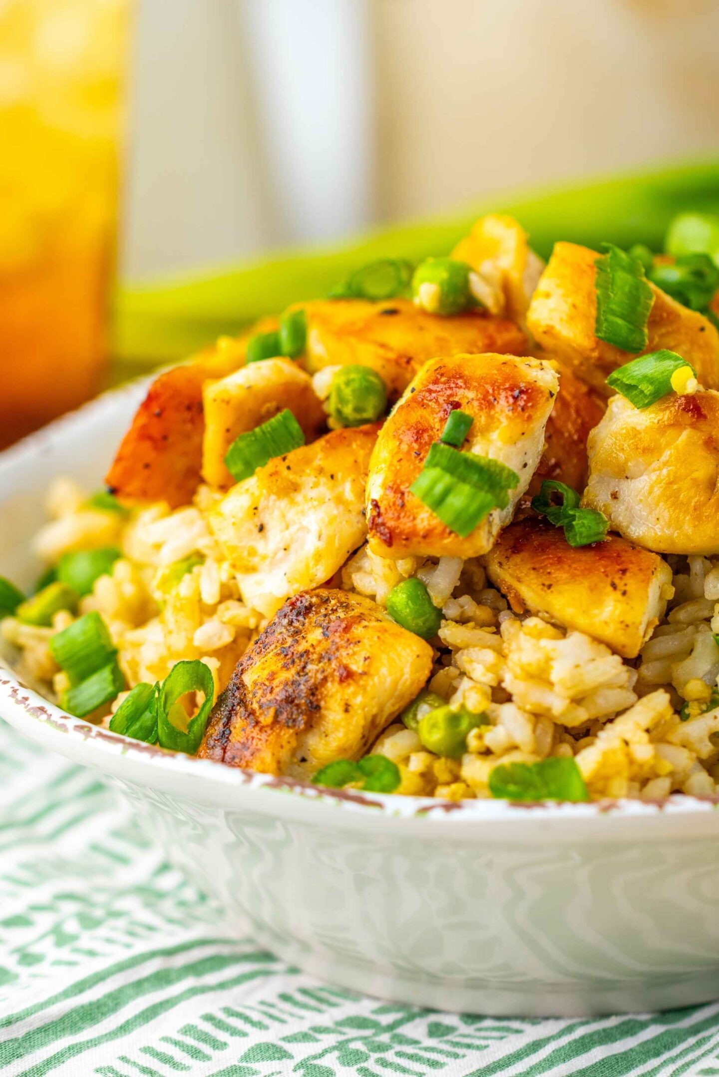 chicken fried rice with garlic