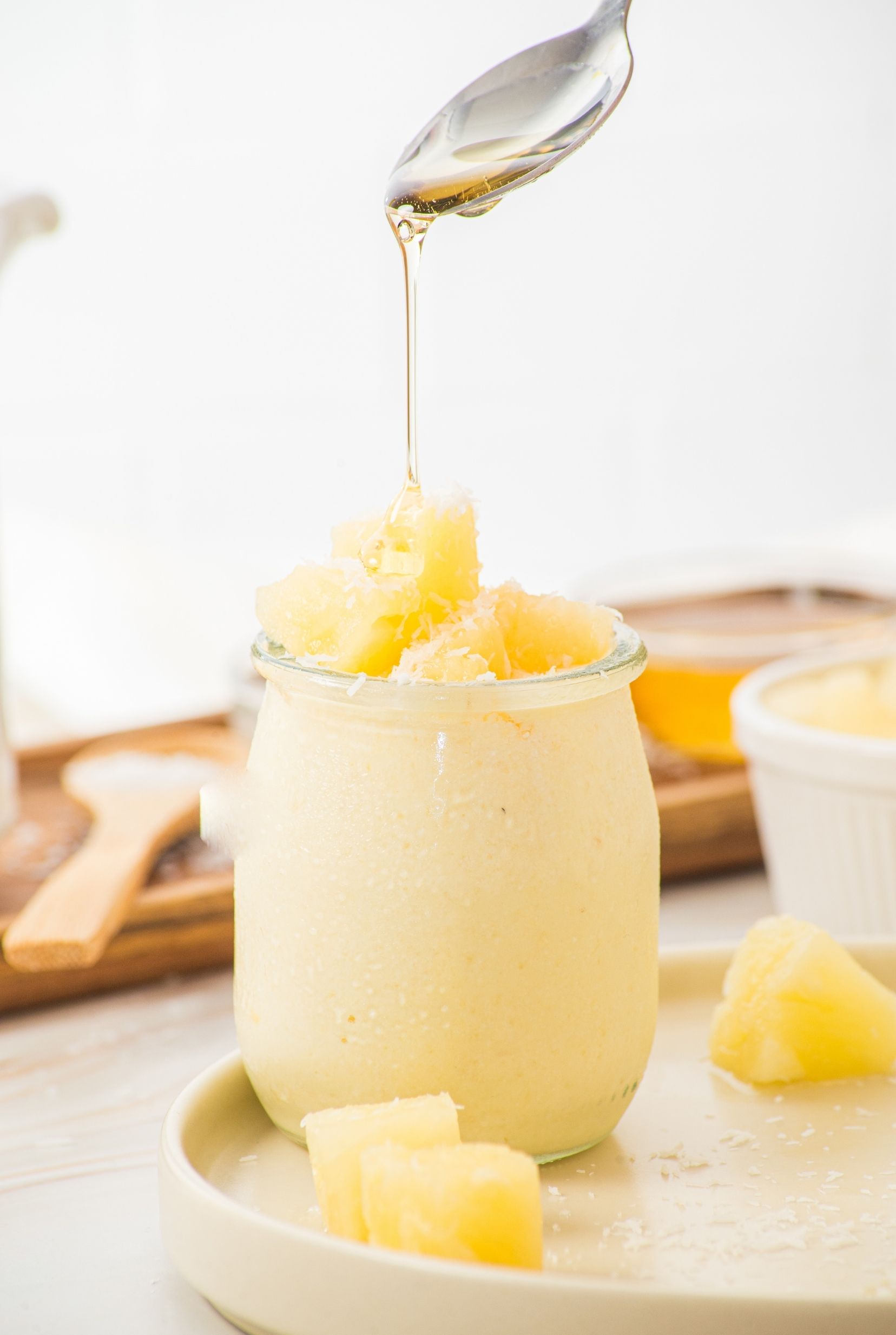 pineapple cottage cheese cup