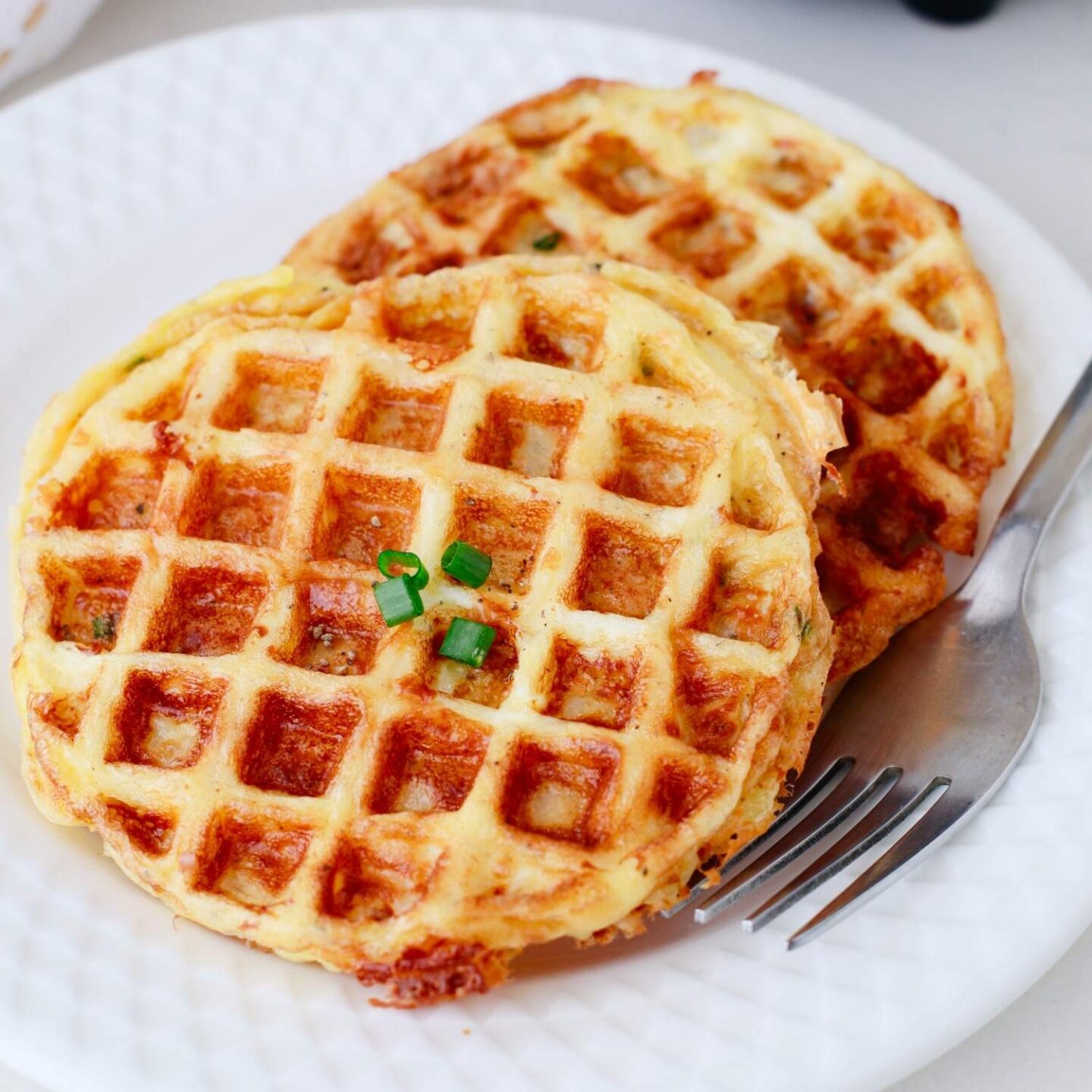 protein cheese and egg waffles