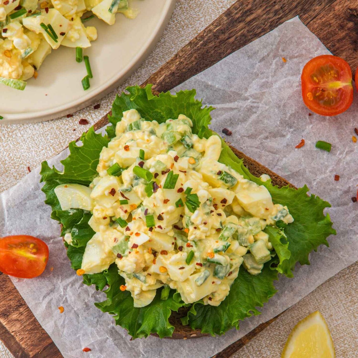 protein cottage cheese egg salad