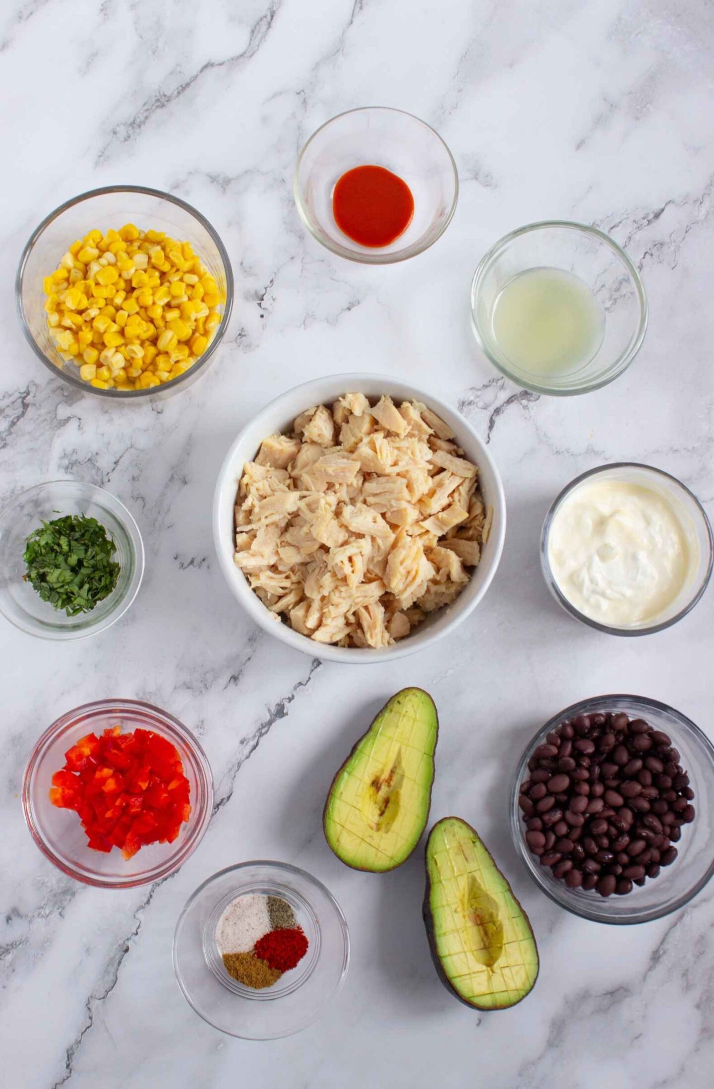 southwest chicken salad ingredients
