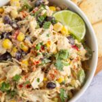 southwest chicken salad overhead