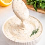 tartar sauce in dish