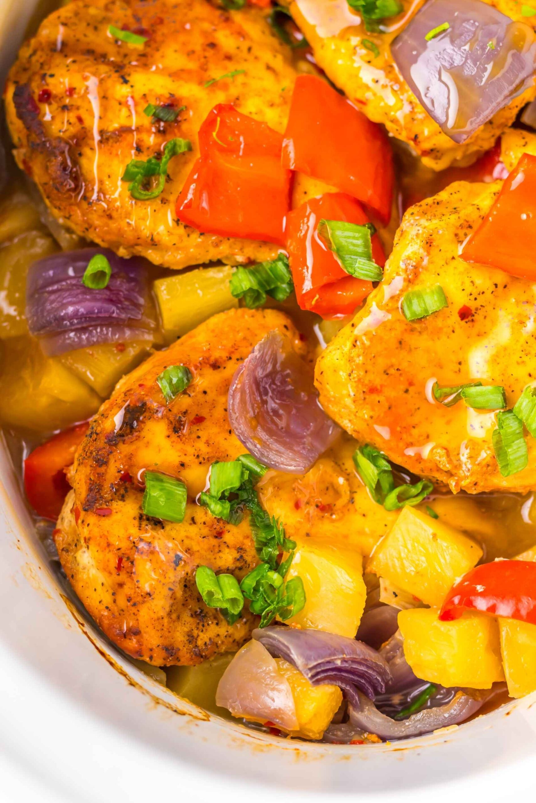 upclose crockpot pineapple chicken