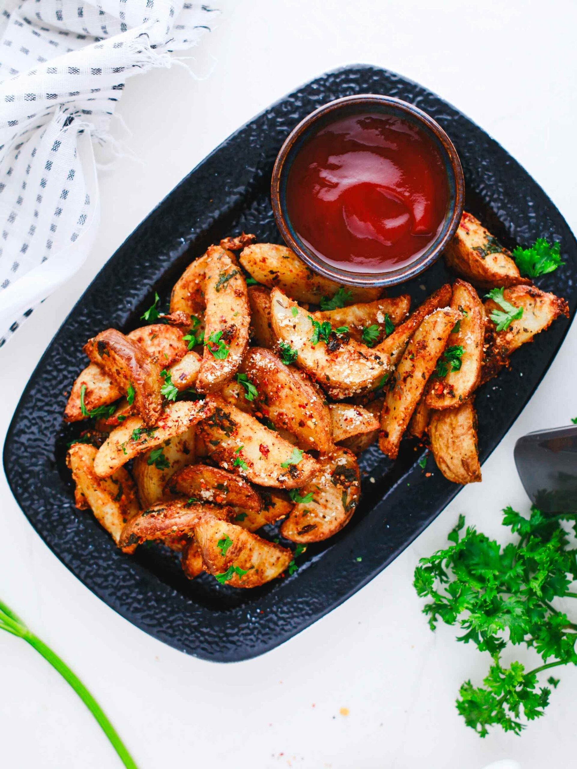 air fried wedges
