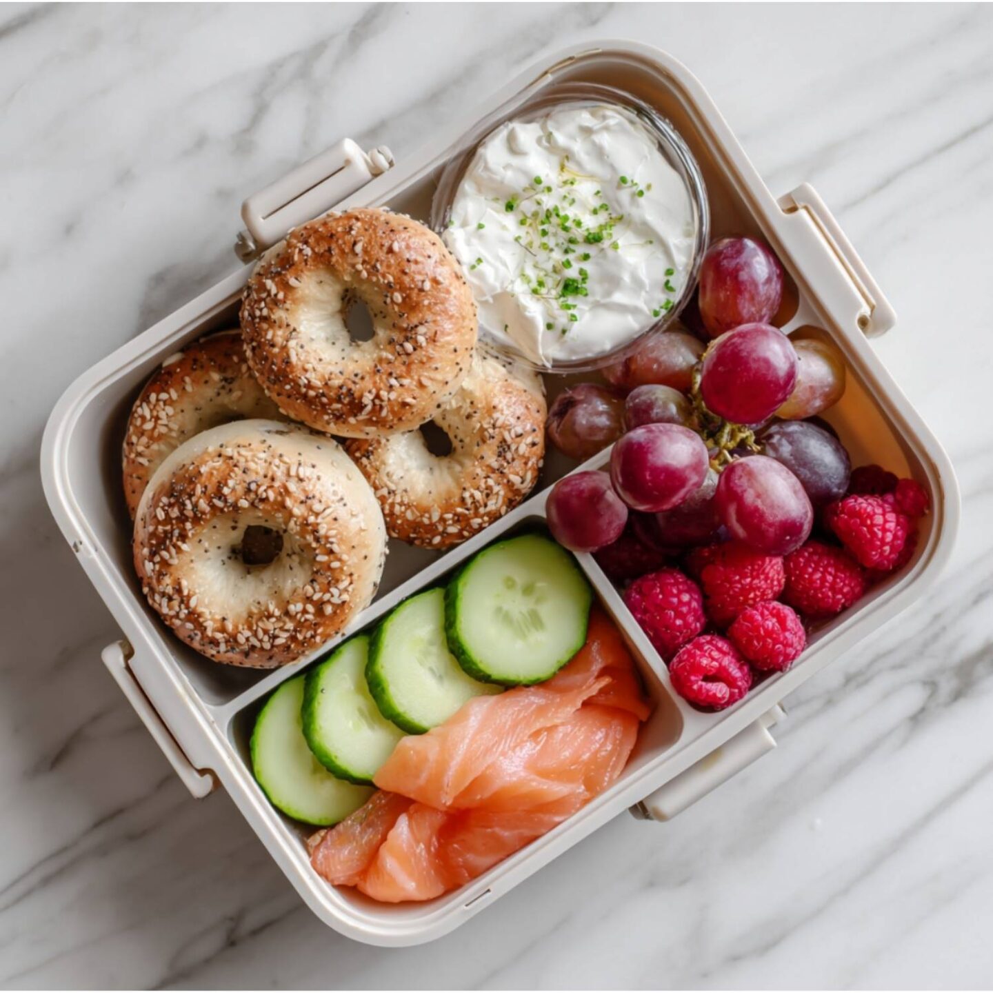 mini bagel brunch box