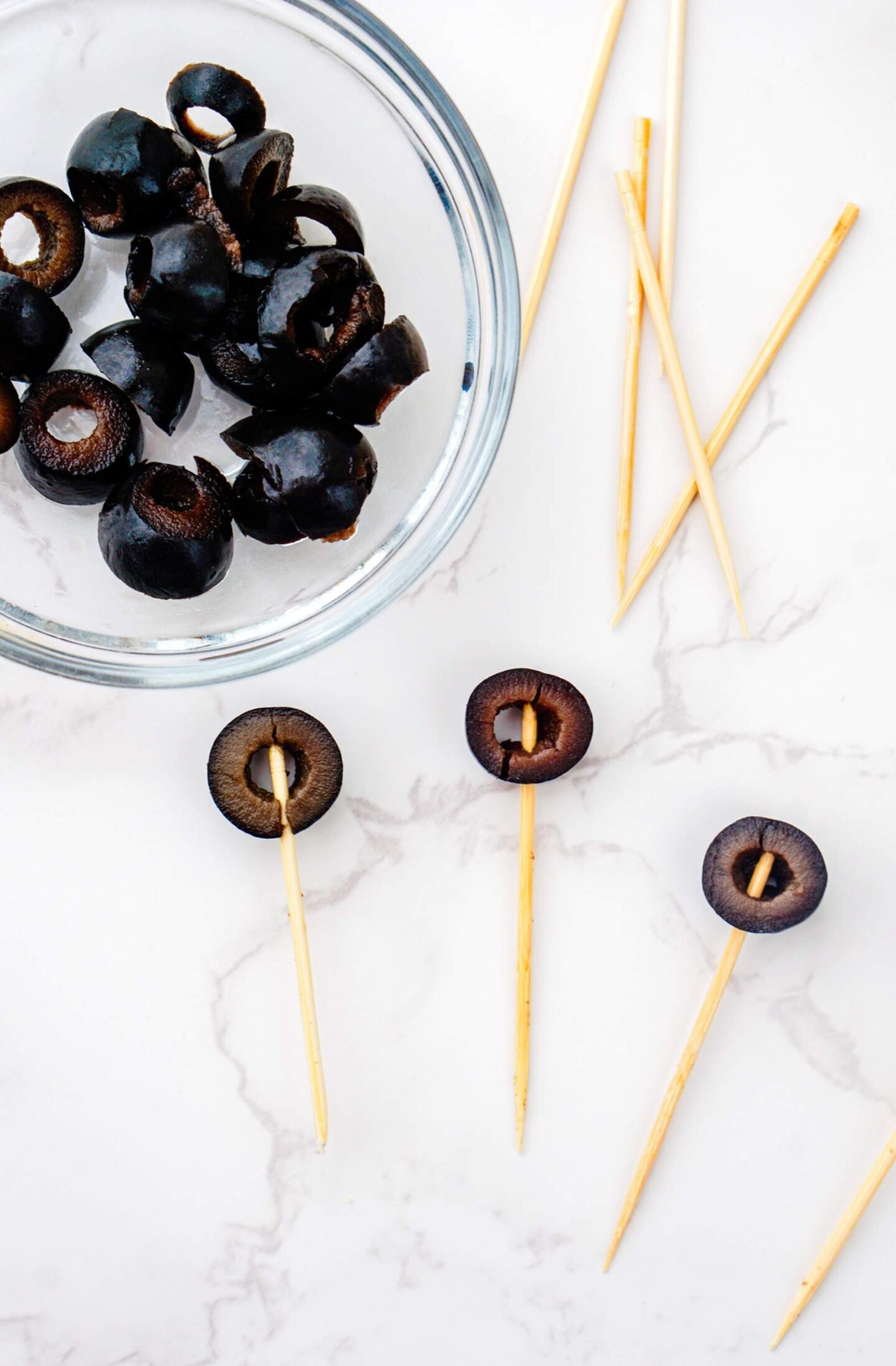 olives for halloween sliders