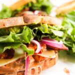 side on chipotle chicken club sandwich