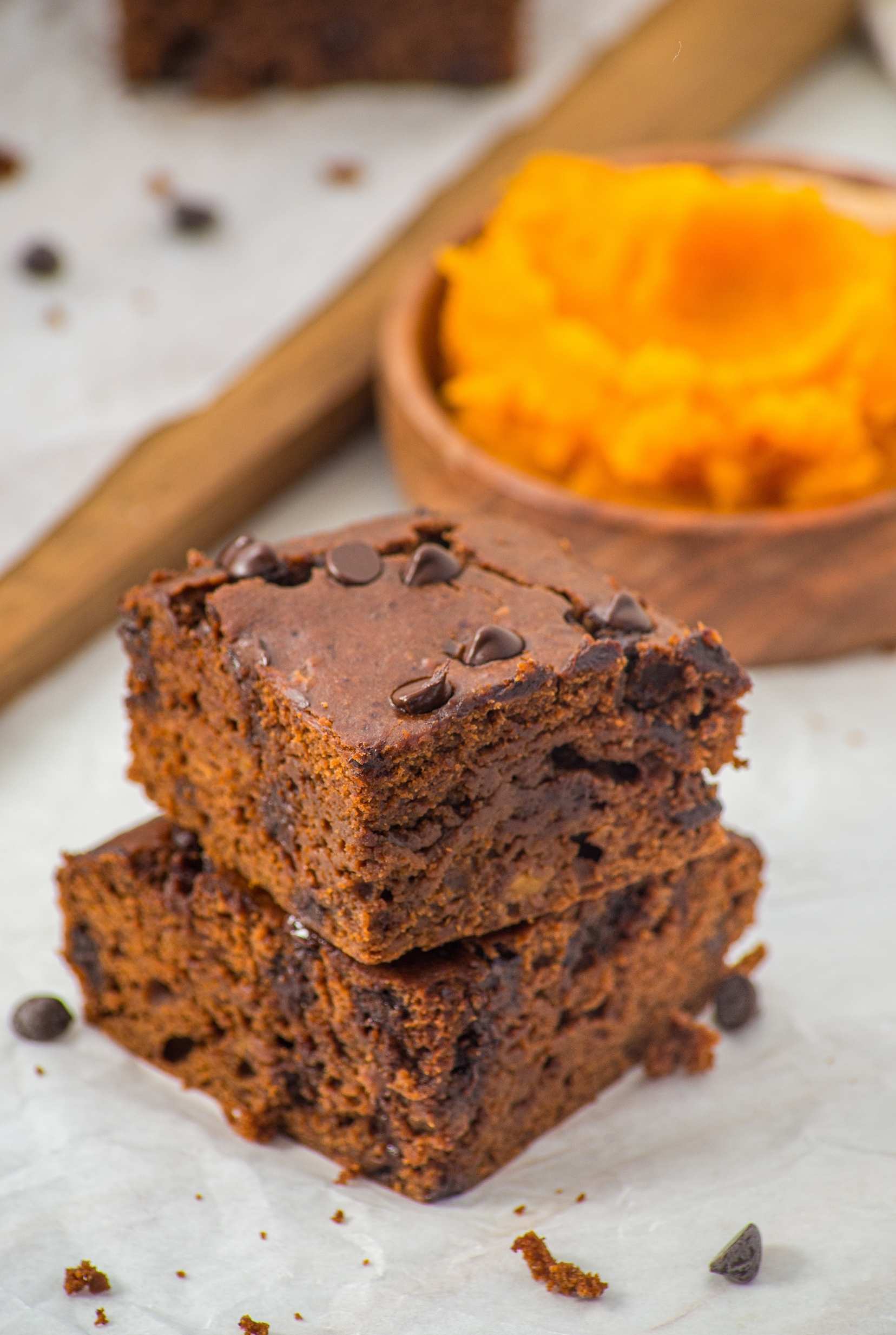 sweet potato chocolate brownies
