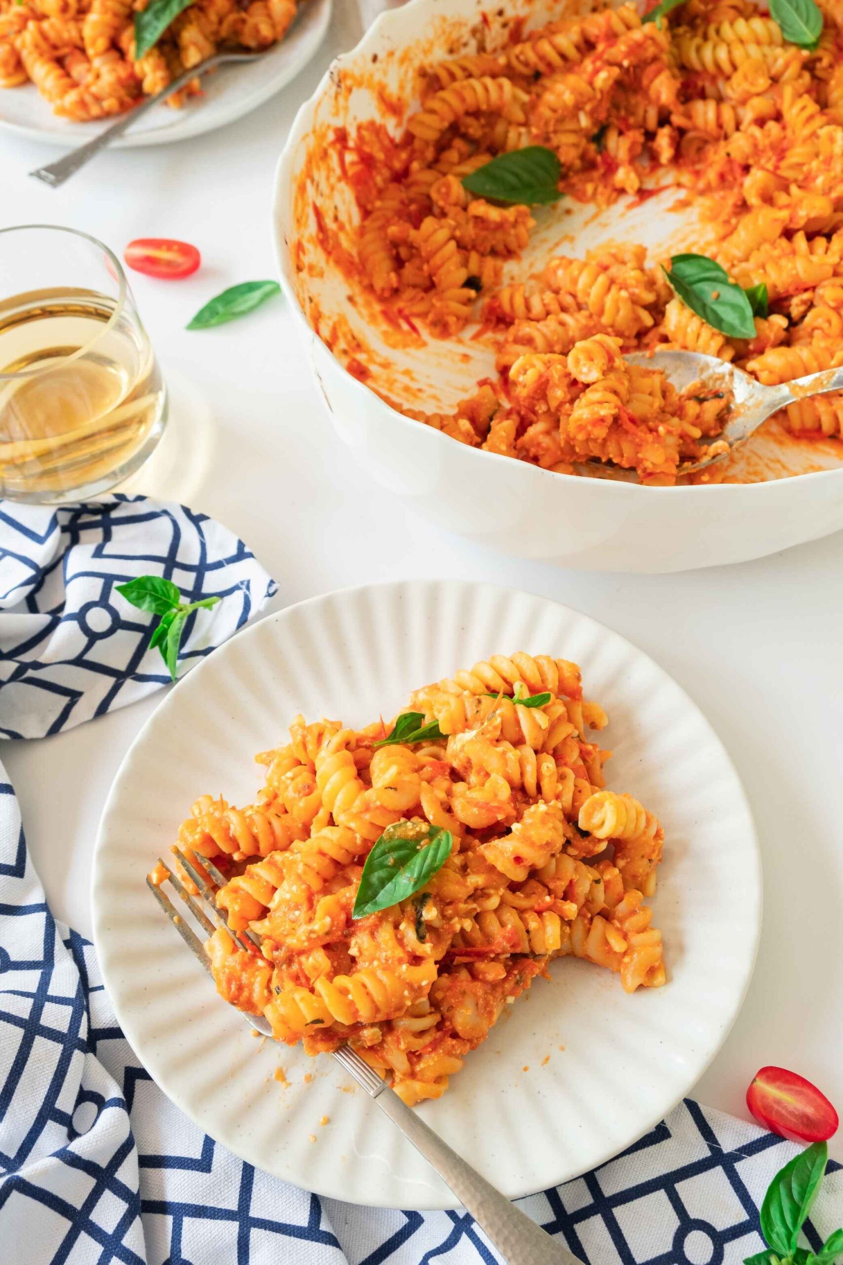 tiktok feta baked pasta