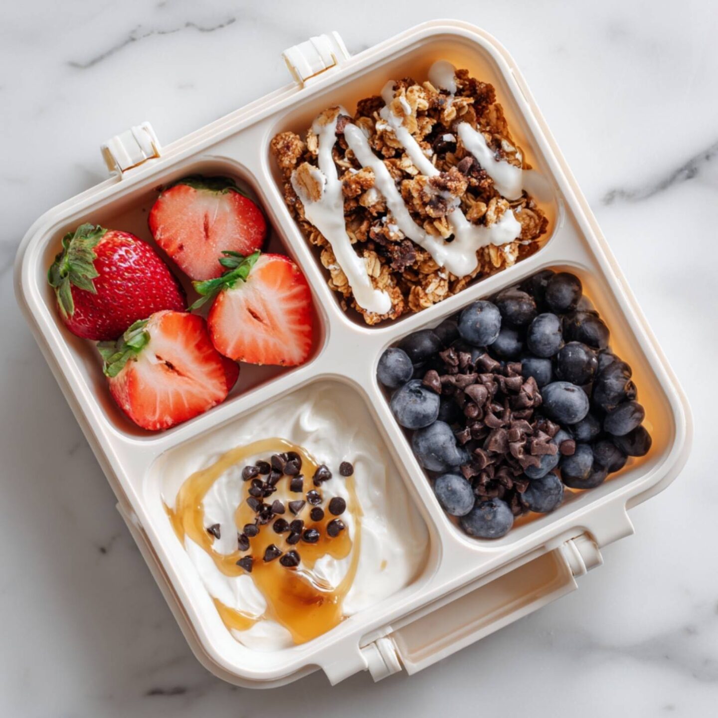 yogurt and granola box