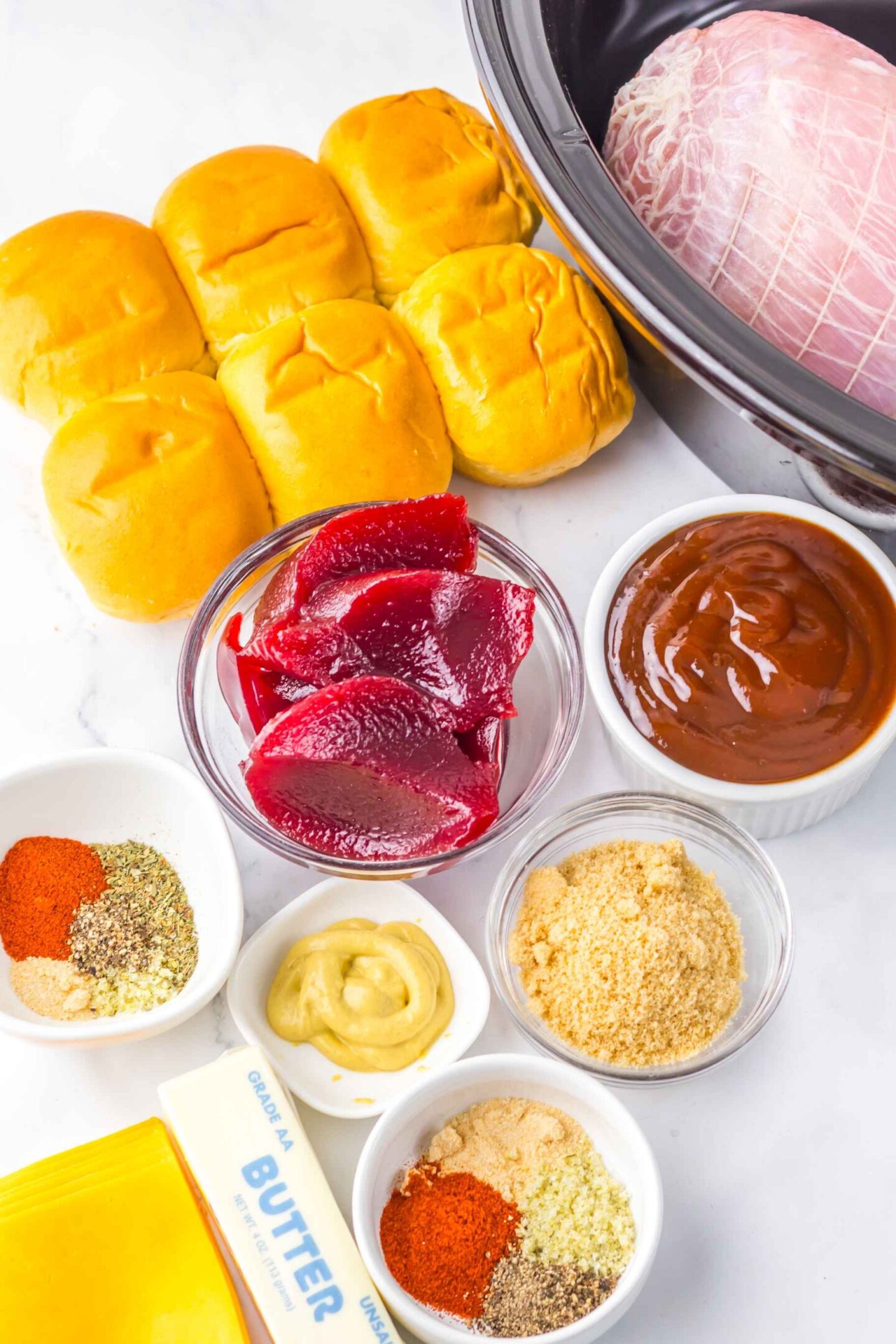 crockpot cranberry sliders ingredients