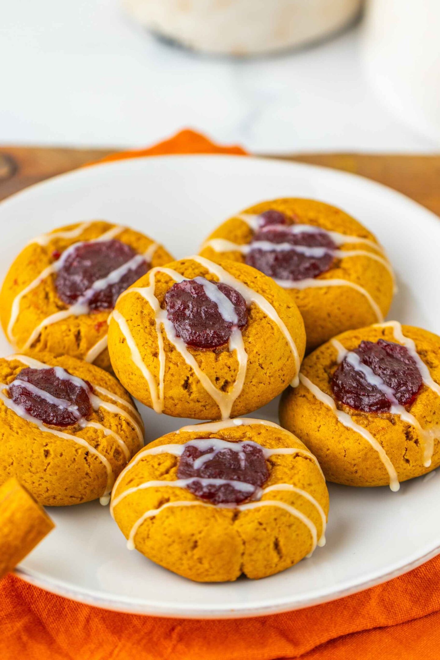gingerbread cranberry cookies
