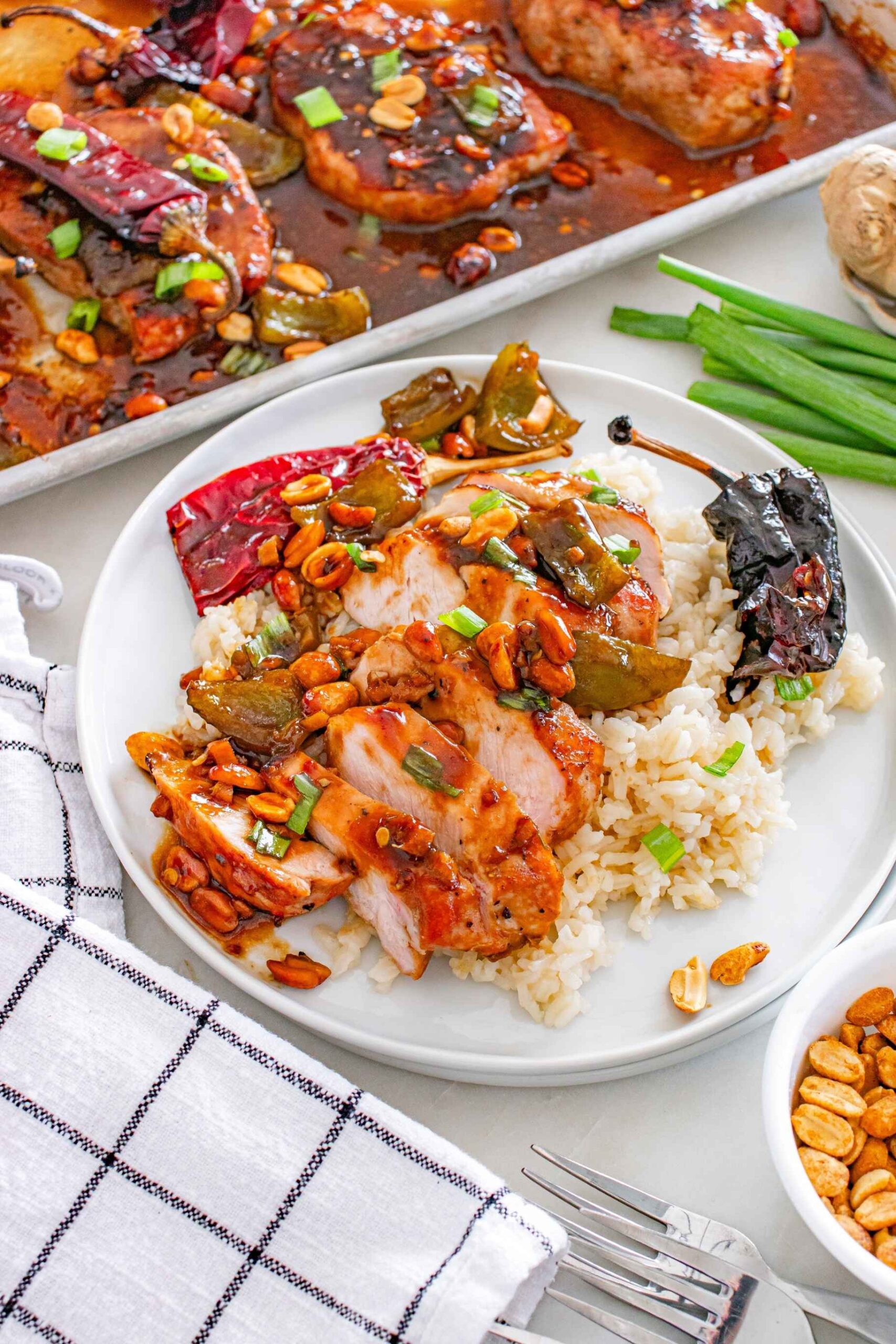 sheet pan pork chops