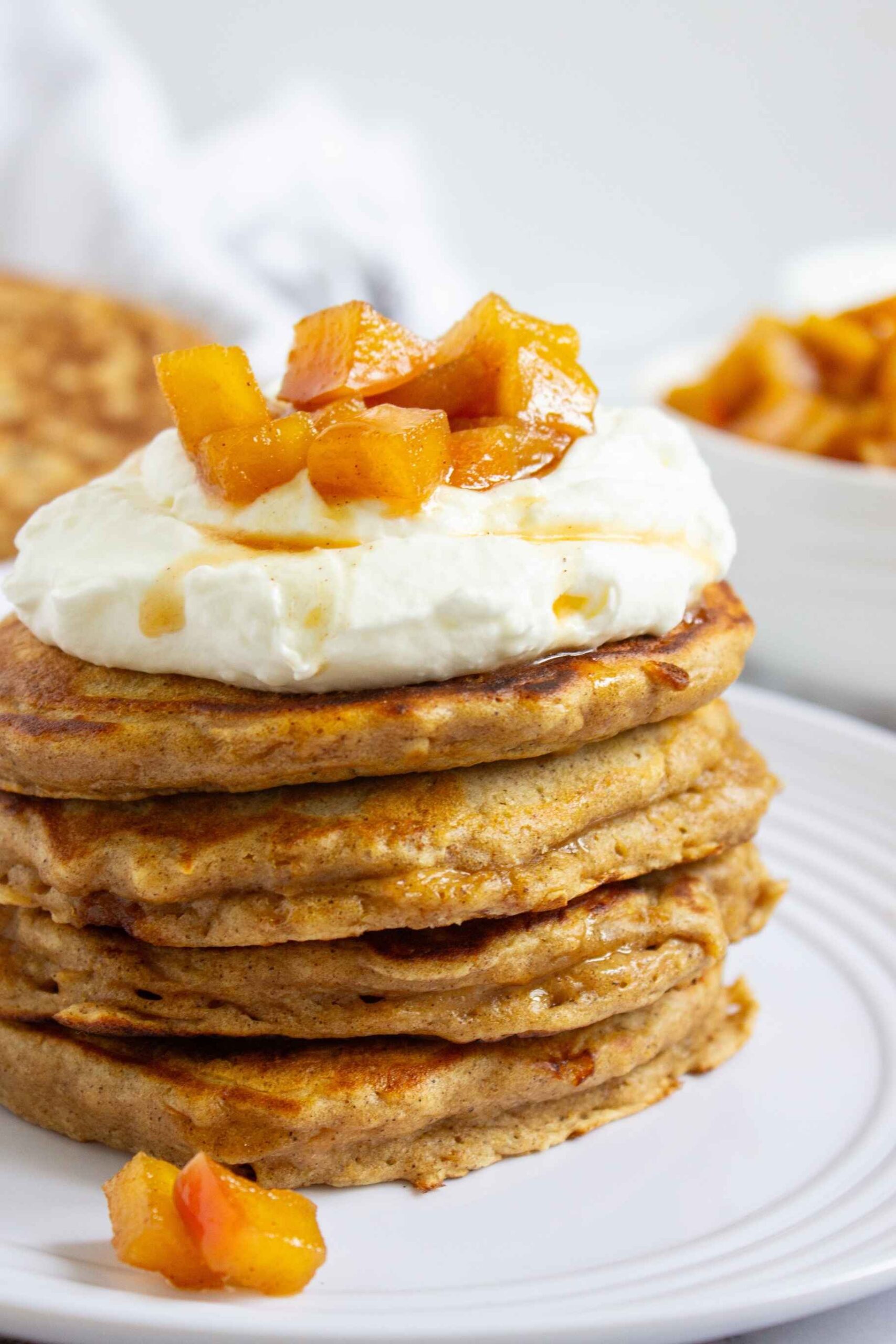 spiced pancake stack