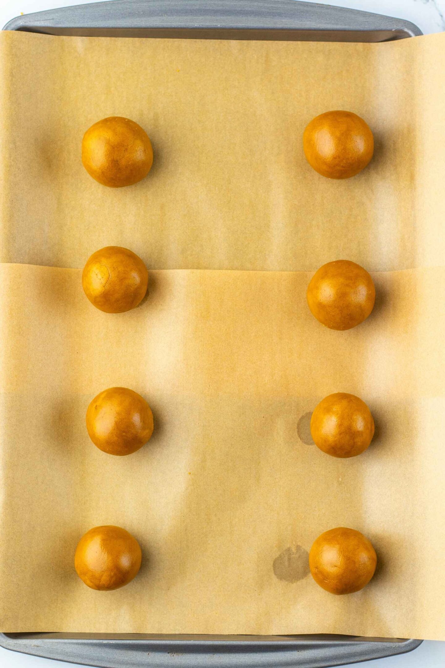 thumbprint cookies on tray