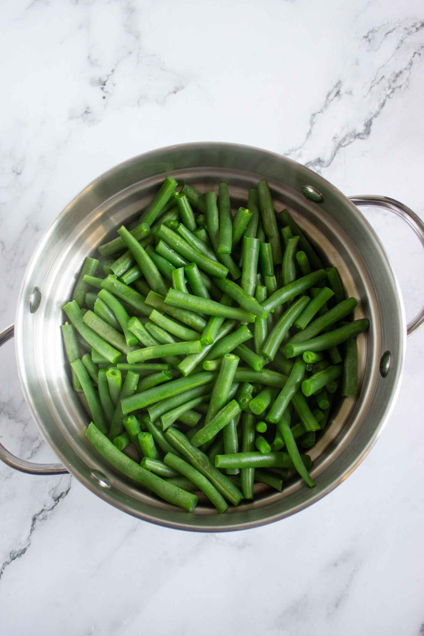 blanched green beans for casserole