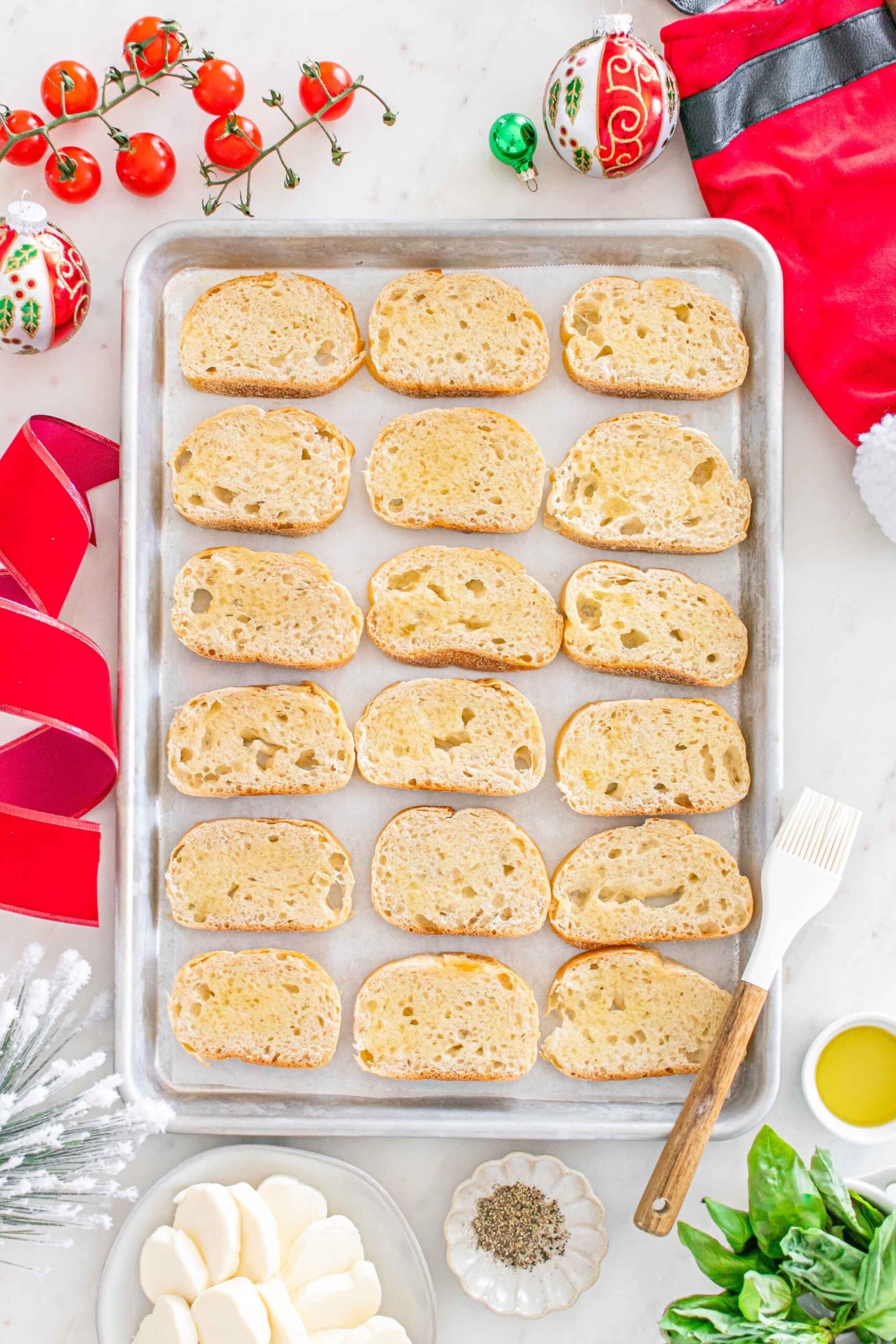 christmas tree baguettes