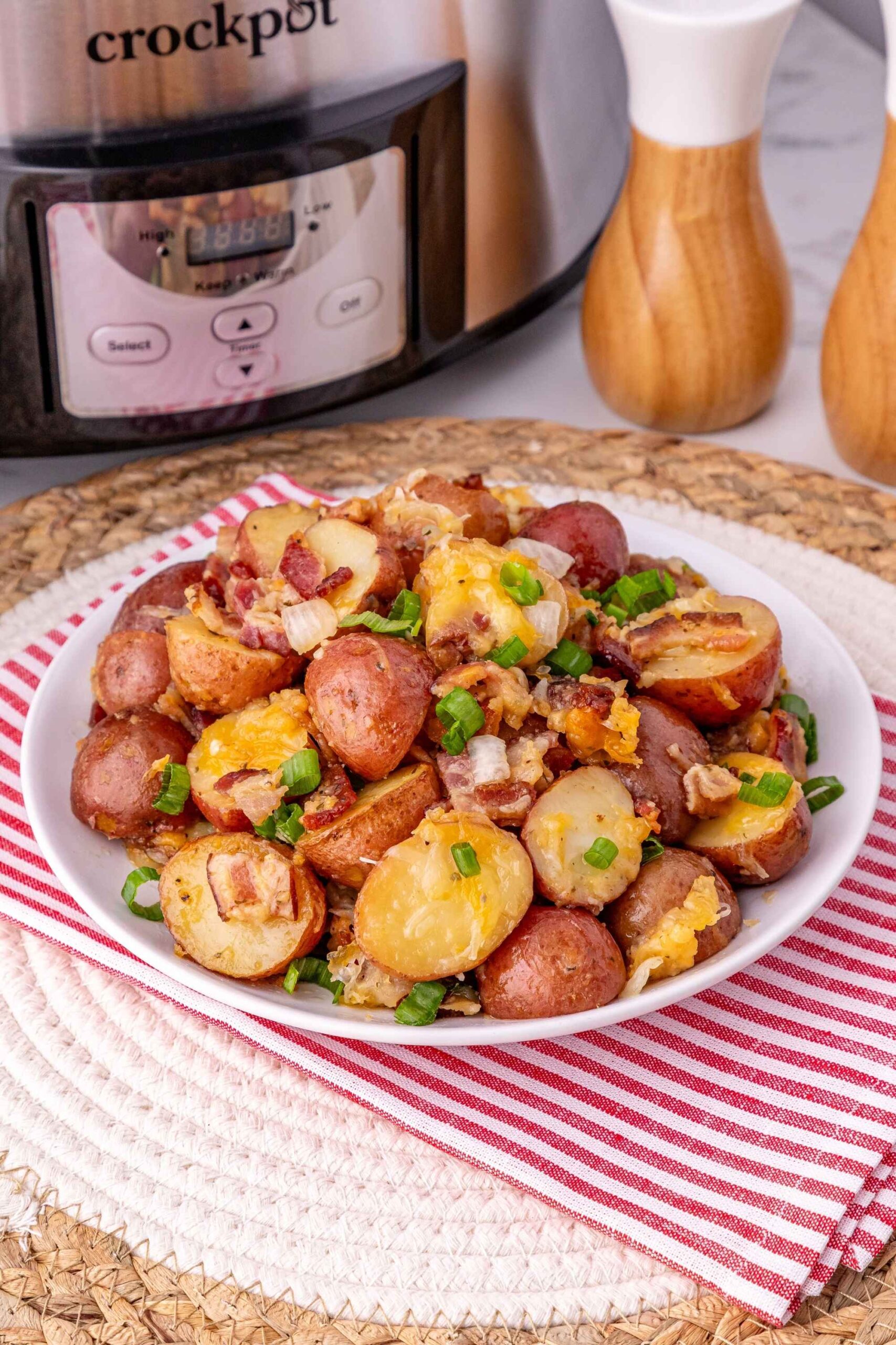 crockpot ranch potatoes with bacon