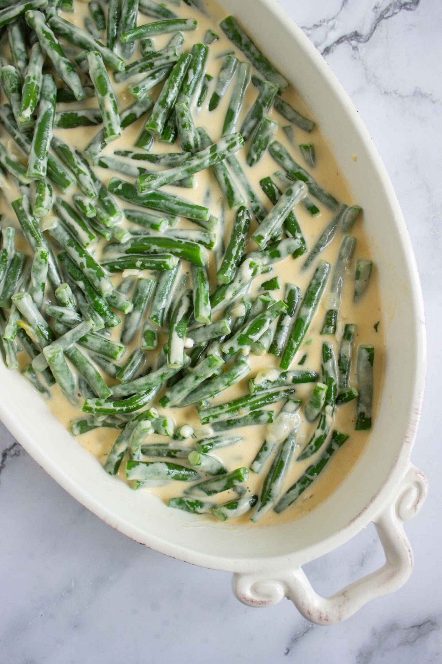 green beans in sauce