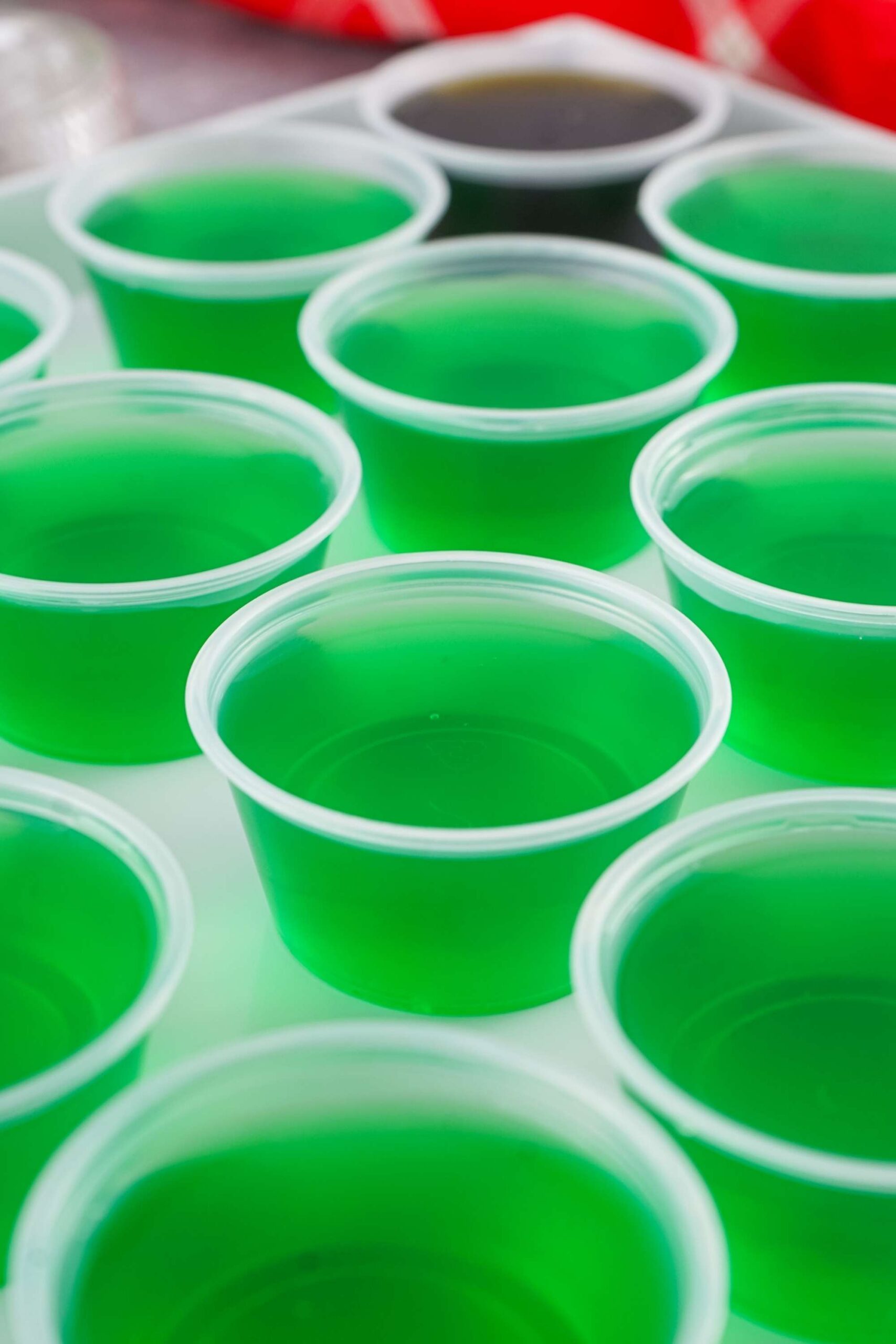 green jello shots