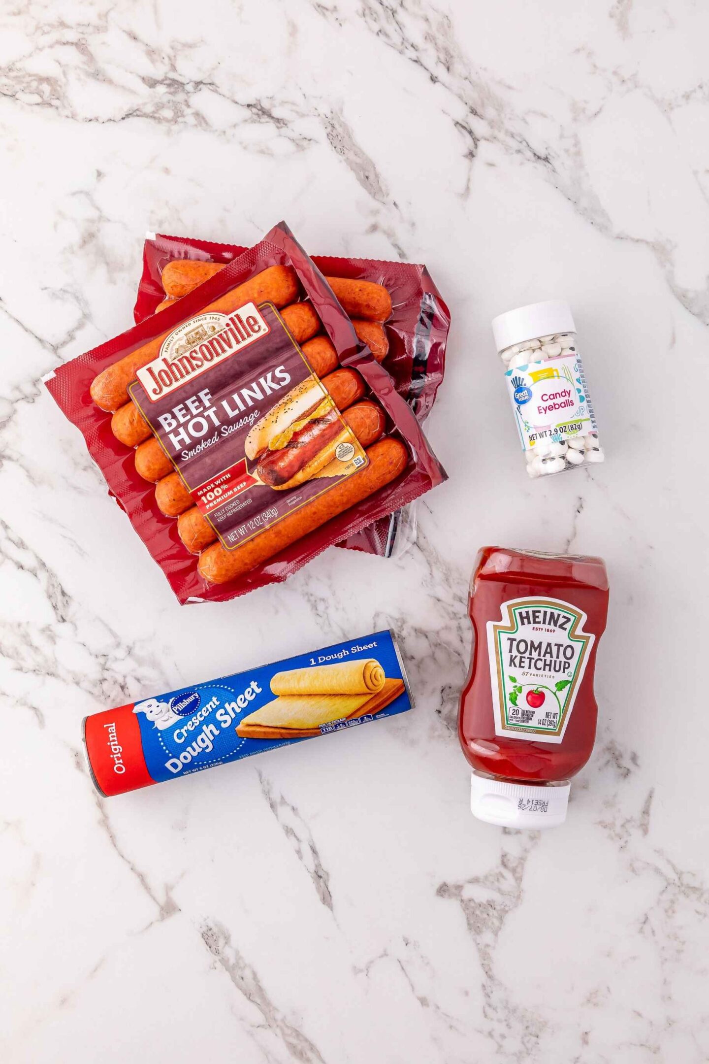 hot dog mummies ingredients