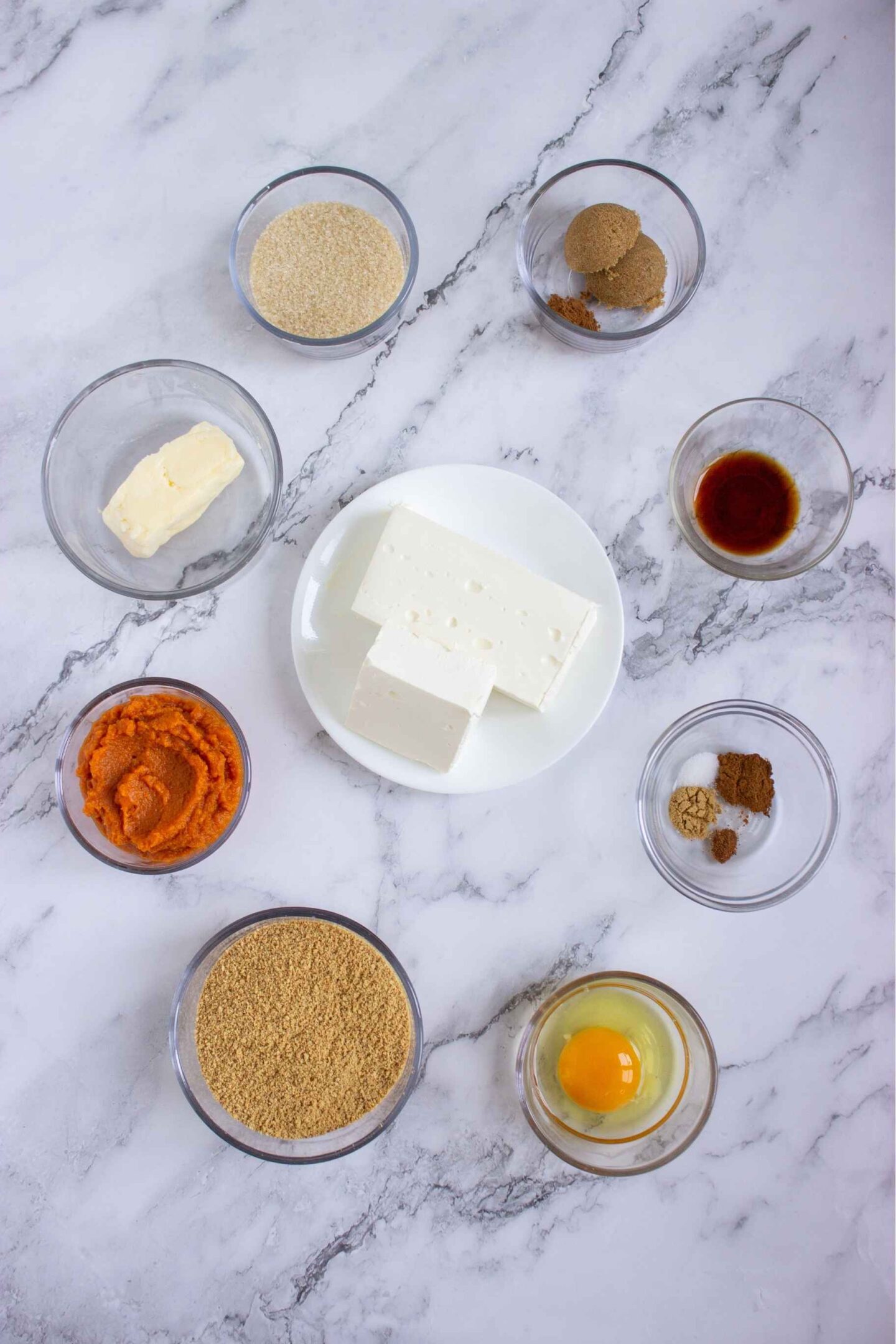 mini pumpkin cheesecake ingredients