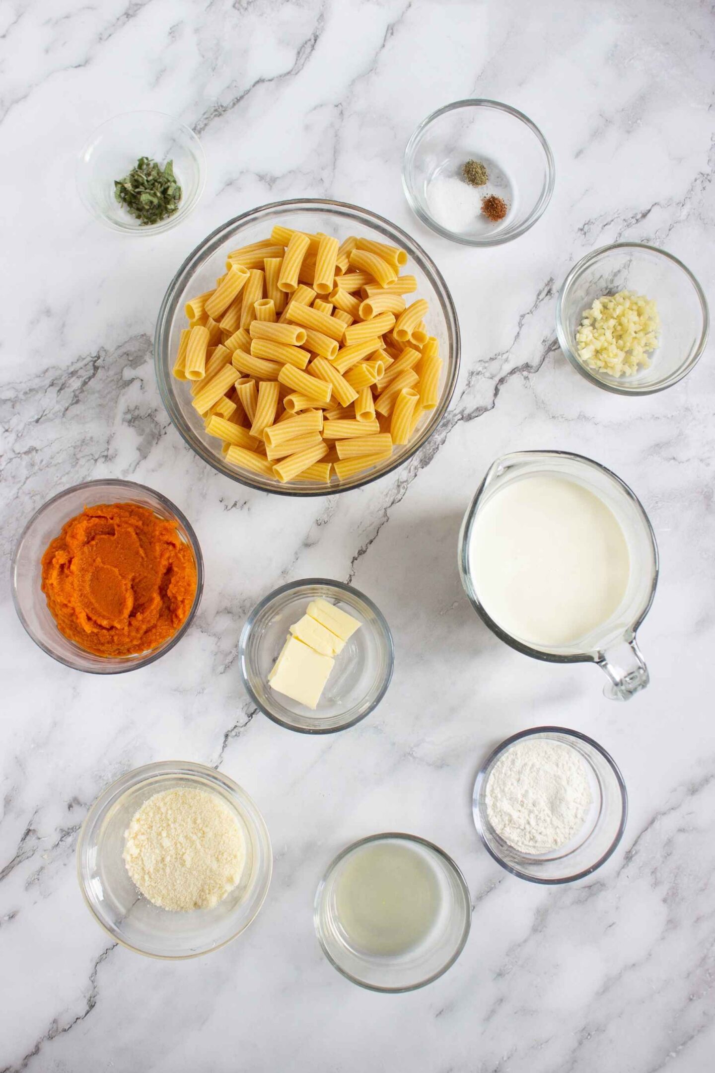 pumpkin pasta ingredients