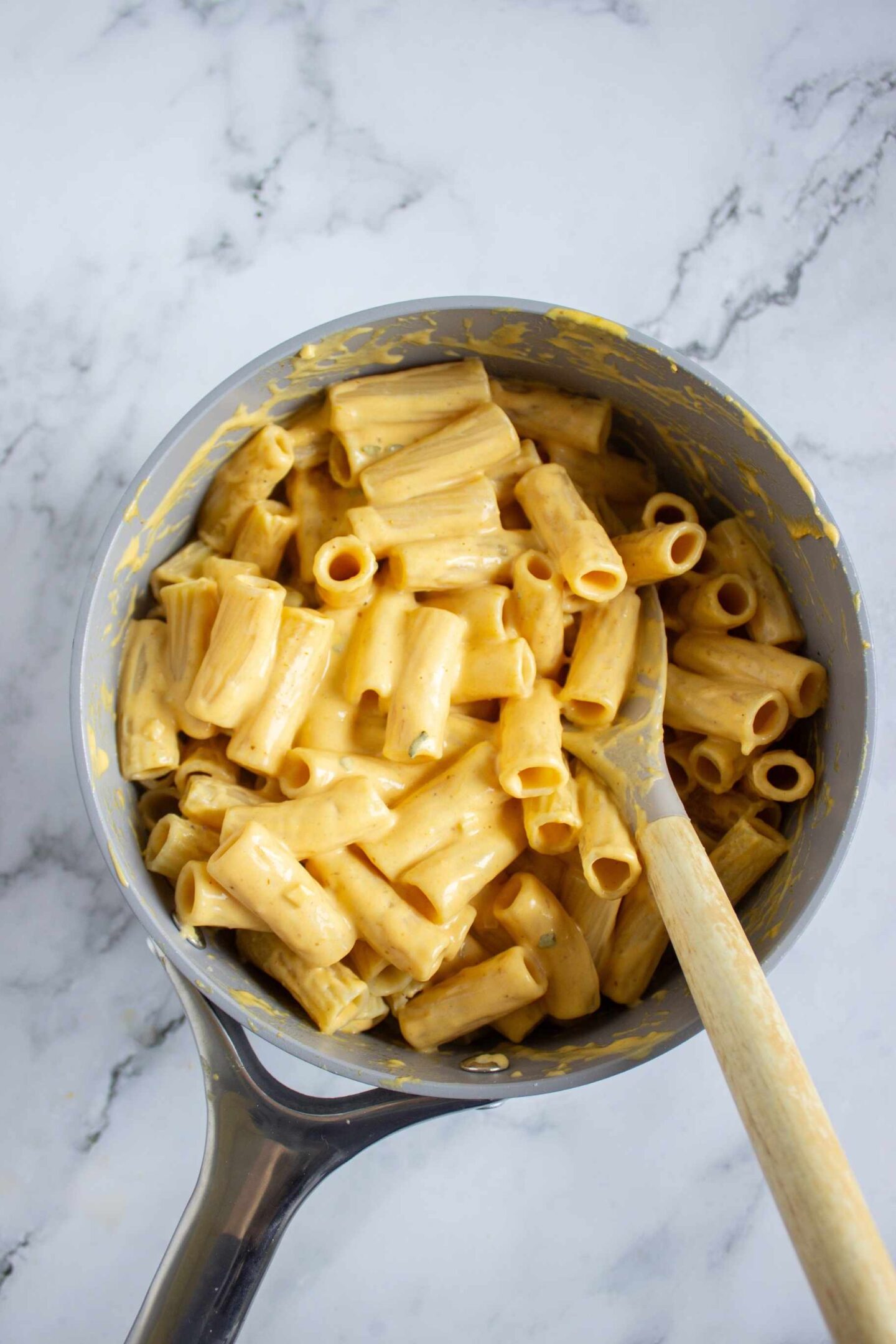 pumpkin pasta prep