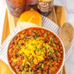 slow cooked root beer chili