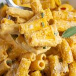 upclose pumpkin pasta