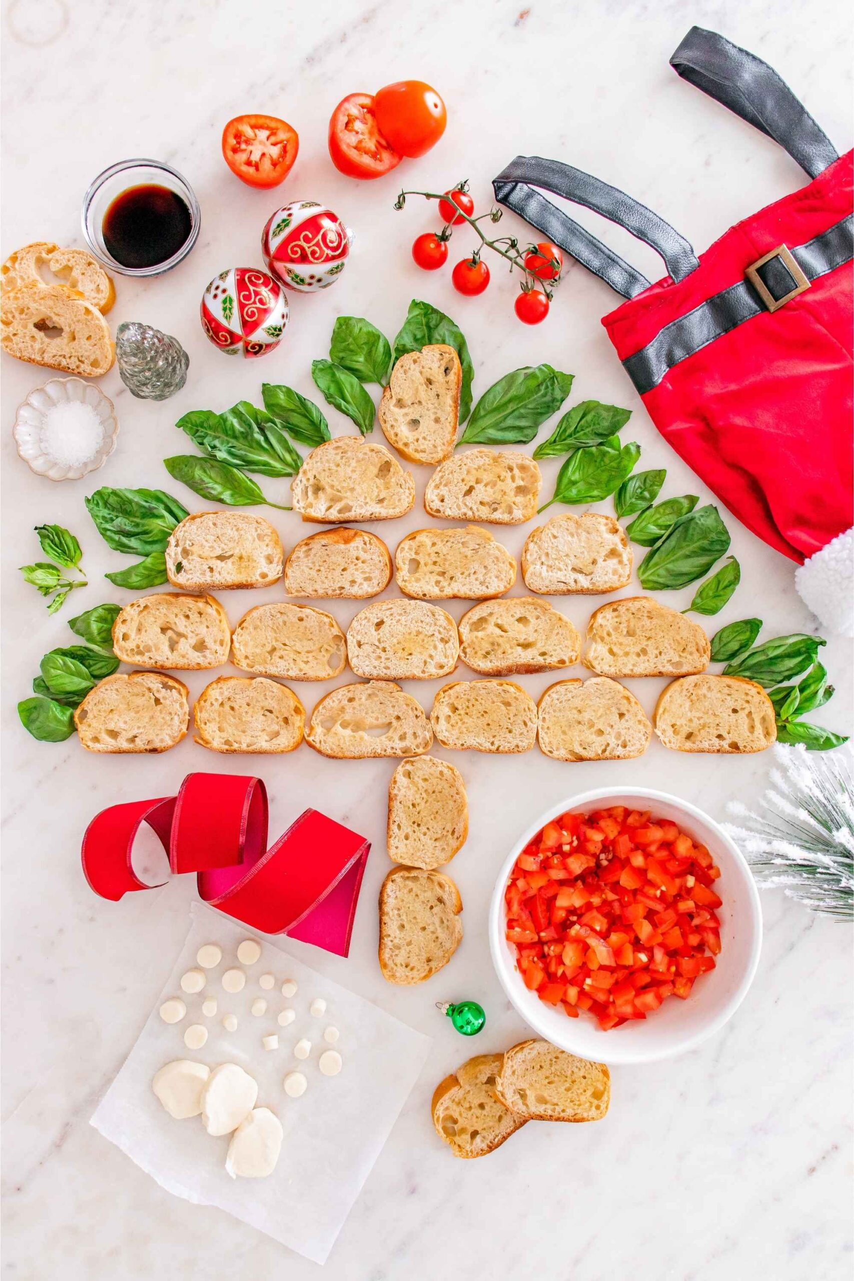 xmas tree baguettes