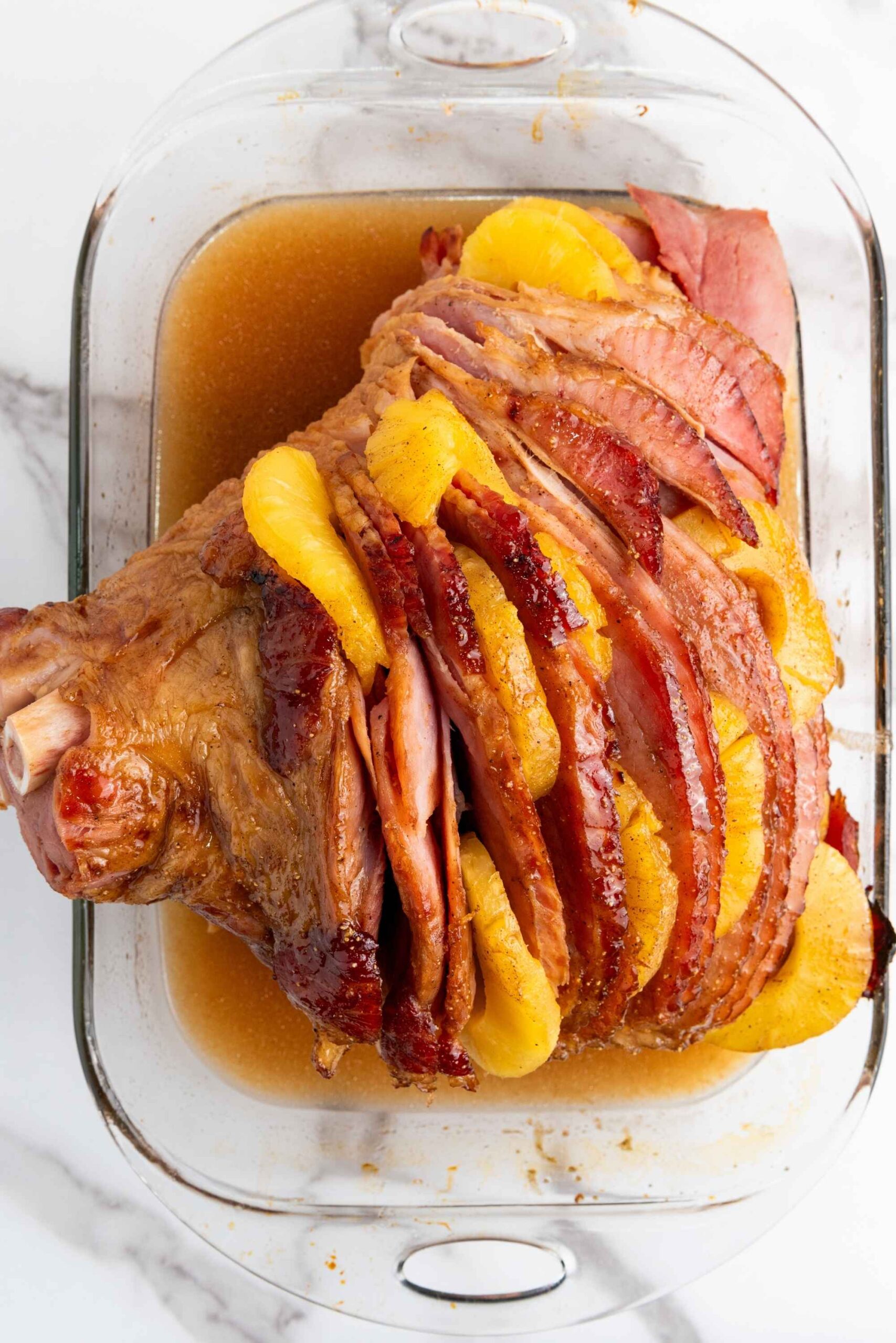 baked pineapple ham